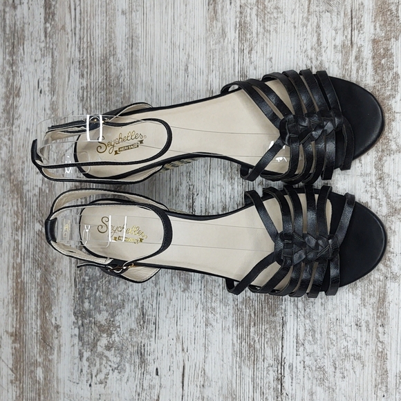 🟪NWOT Anthro Seychelles Huarache Wedge Sandal - Picture 5 of 16